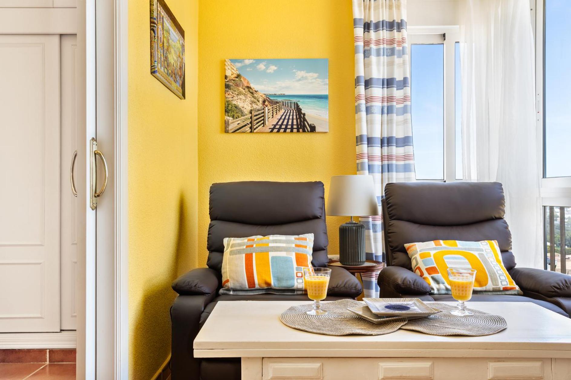 Cosy, Seaview Apartment, Close To Beach And Bars -Edificio Rhin Campoamor Dış mekan fotoğraf